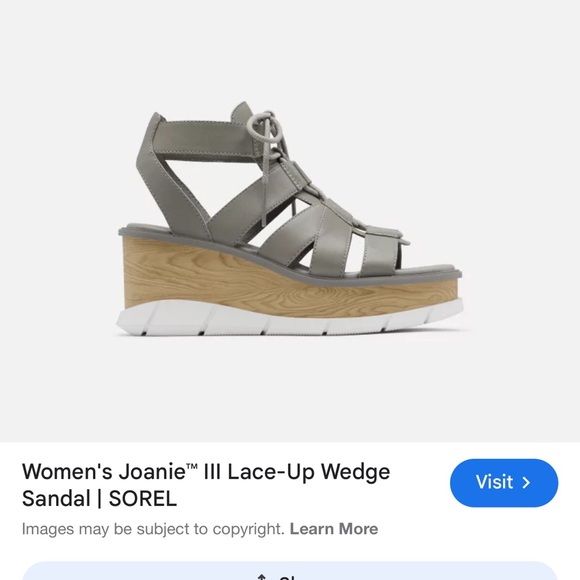 Sorel Shoes - - New Chrome Grey Sorel Sandal size 9.5 womens